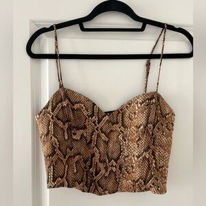 Zara corset top, never worn